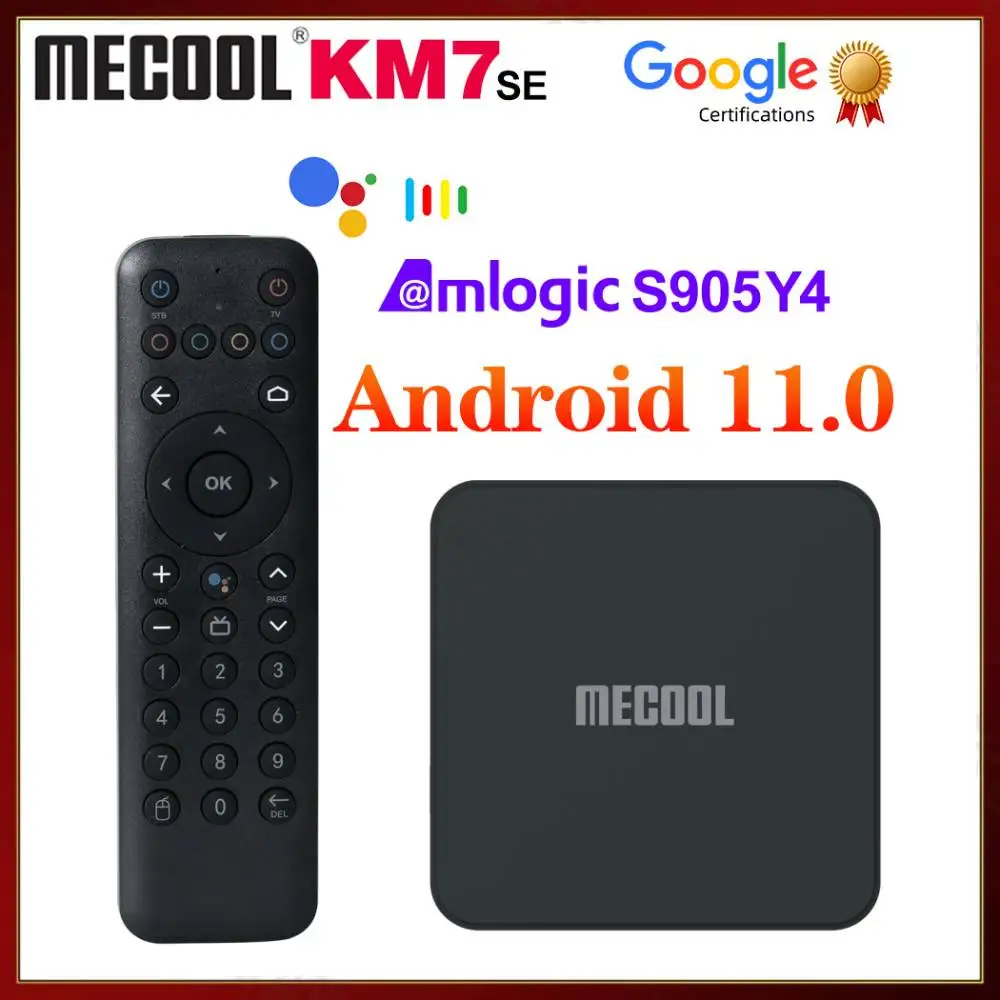ТВ-приставка Mecool KM7 SE, ТВ-приставка с поддержкой Android 11, Wi-Fi, BT5.1, LPDDR4, 2 Гб ОЗУ, 32 Гб ПЗУ, с сертификатом Google
ТВ-приставка Mecool KM7 SE, ТВ-приставка с поддержкой Android 11, Wi-Fi, BT5.1, LPDDR4, 2 Гб ОЗУ, 32 Гб ПЗУ, с сертификатом Google