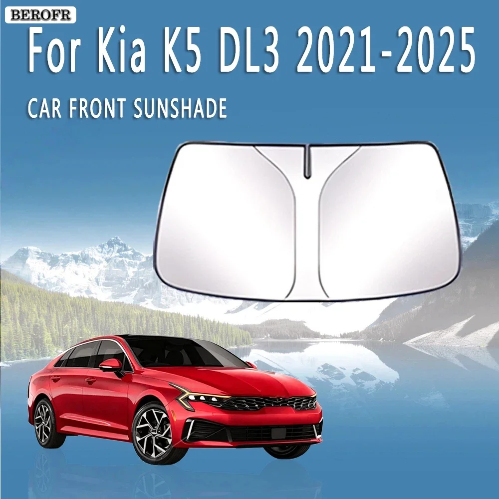 Car Front Windshield Sunshade Heat Insulation Sun Visor Summer Cooling Auto Accessories For Kia K5 DL3 2021~2025 2022 2023 2024
Car Front Windshield Sunshade Heat Insulation Sun Visor Summer Cooling Auto Accessories For Kia K5 DL3 2021~2025 2022 2023 2024