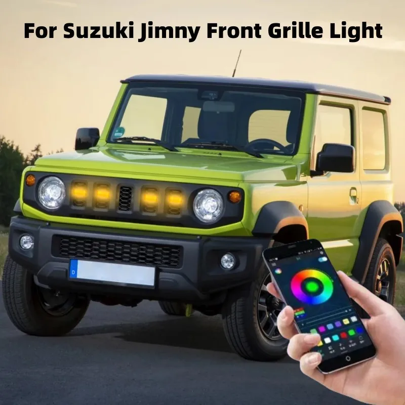 LED Front Grille Light For Suzuki Jimny Car Daytime Running Light Wheel Eyebrow Lamp For Pickup Offroad 12V
LED Front Grille Light For Suzuki Jimny Car Daytime Running Light Wheel Eyebrow Lamp For Pickup Offroad 12V