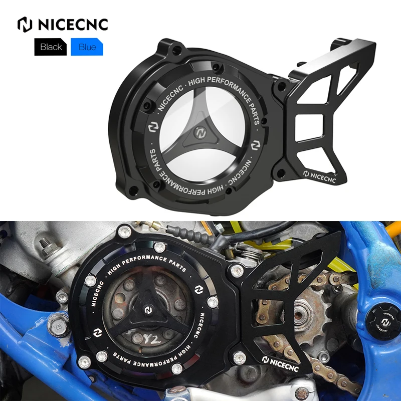 NICECNC For YAMAHA YZ85 2002-2023 YZ65 2018-2023 YZ80 1993-2001 Sprocket Guard & Transparent Ignition Cover Protector Aluminum
NICECNC For YAMAHA YZ85 2002-2023 YZ65 2018-2023 YZ80 1993-2001 Sprocket Guard & Transparent Ignition Cover Protector Aluminum