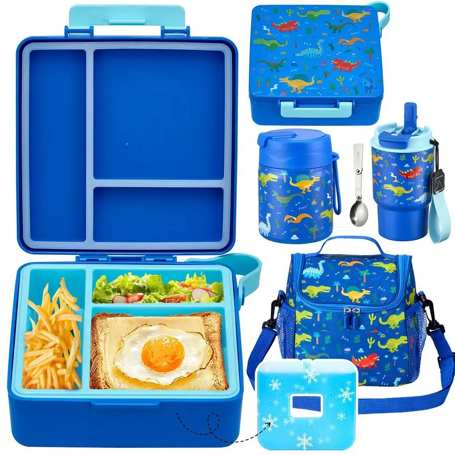 Box Set with Bento Box Container, 17OZ Stainless Steel Food Soup Thermo, Kids Water Bottle amp Portable Insulated Lunch Bag, Lea
Box Set with Bento Box Container, 17OZ Stainless Steel Food Soup Thermo, Kids Water Bottle amp Portable Insulated Lunch Bag, Lea