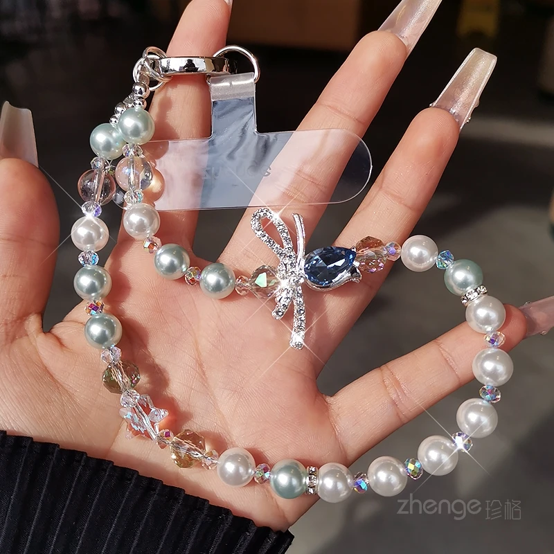 Butterfly Knot Pearl Phone Chain, Women's Wrist Strap Ins, Women's Light Luxury Fashion Niche High-end Sense, Anti Loss
Butterfly Knot Pearl Phone Chain, Women's Wrist Strap Ins, Women's Light Luxury Fashion Niche High-end Sense, Anti Loss