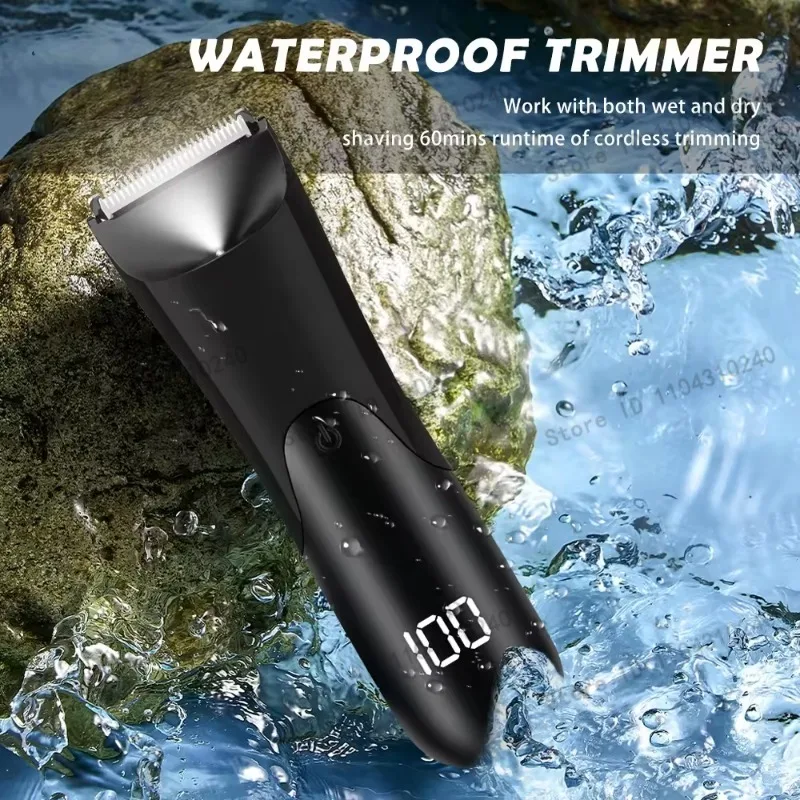 Мужской триммер для волос в паху, электрический триммер с шариками, в комплект входят 2 насадки для защиты, керамическая головка с лезвием, бритва для влажной и сухой уборки
Мужской триммер для волос в паху, электрический триммер с шариками, в комплект входят 2 насадки для защиты, керамическая головка с лезвием, бритва для влажной и сухой уборки