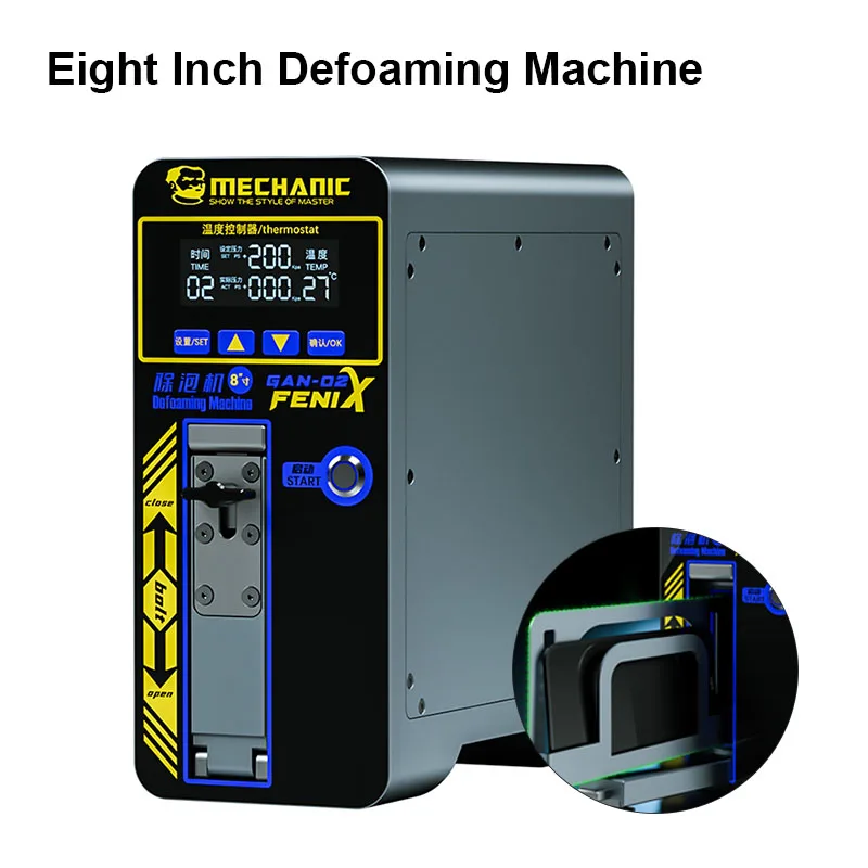 MECHANIC GAN-02 Fenix Defoaming Machine 8-inch LCD Defoaming Machine CNC Voltage Regulation LCD Display Defoaming Tool
MECHANIC GAN-02 Fenix Defoaming Machine 8-inch LCD Defoaming Machine CNC Voltage Regulation LCD Display Defoaming Tool
