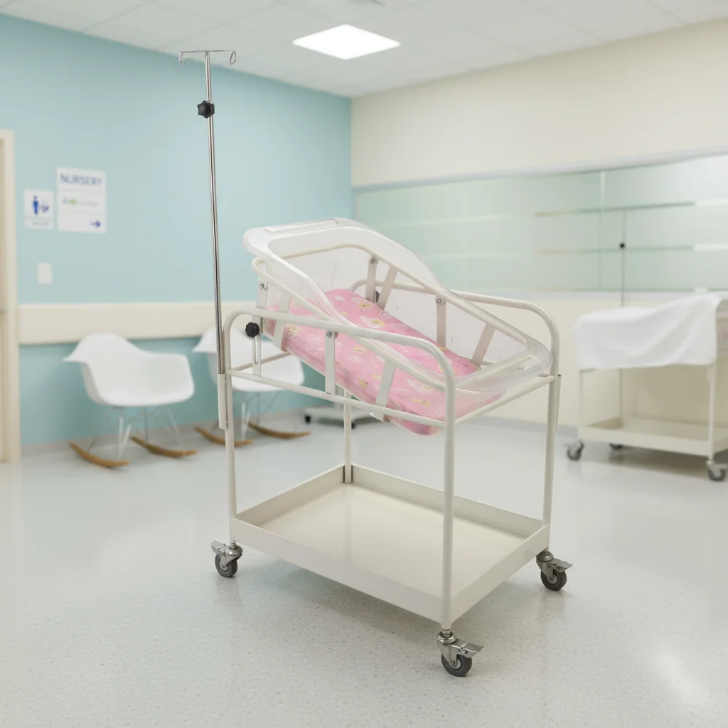 Modern Hospital Baby Cot Stainless Steel Medical Baby Care Mattress Equipment Mobile Bassinet Trolley Cot Cribs Furniture Hotel
Modern Hospital Baby Cot Stainless Steel Medical Baby Care Mattress Equipment Mobile Bassinet Trolley Cot Cribs Furniture Hotel
