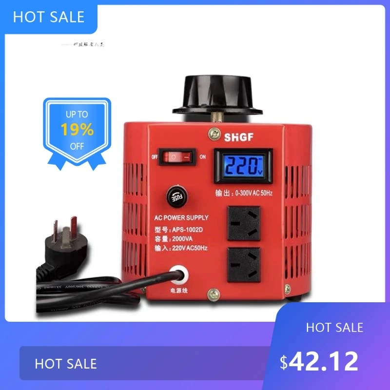 725Useful Single-Phase Variable Transformer 1000VA/2000VA Regulator 0-300Voltage Output for Electrical Control An
725Useful Single-Phase Variable Transformer 1000VA/2000VA Regulator 0-300Voltage Output for Electrical Control An