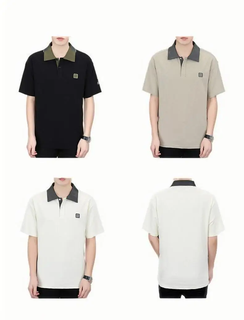 NF&ZG European and American casual men's summer lapel short-sleeved polo shirt men's half-sleeved T-shirt top clothes
NF&ZG European and American casual men's summer lapel short-sleeved polo shirt men's half-sleeved T-shirt top clothes