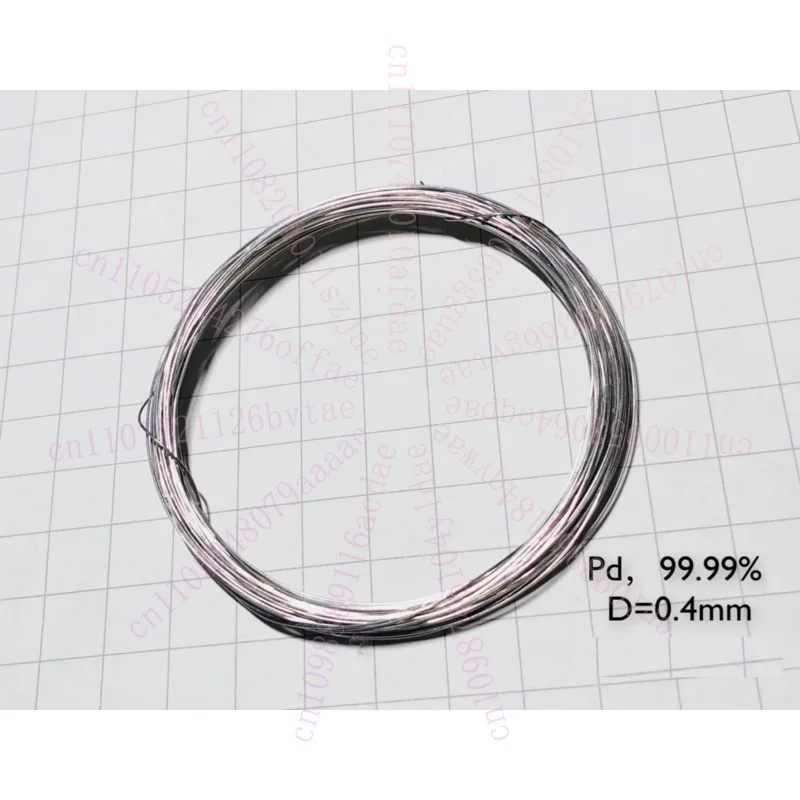 Diameter 0.4mm Palladium Wire Pure Palladium Pd Wire High-purity Pd 99.99
Diameter 0.4mm Palladium Wire Pure Palladium Pd Wire High-purity Pd 99.99