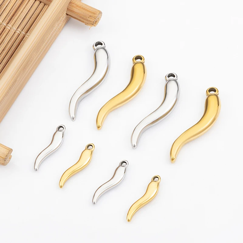 10pcs stainless steel Chili pepper pendent For DIY Necklace Earrings Bracelet Jewelry Materials Making Fashion Accessories
10pcs stainless steel Chili pepper pendent For DIY Necklace Earrings Bracelet Jewelry Materials Making Fashion Accessories