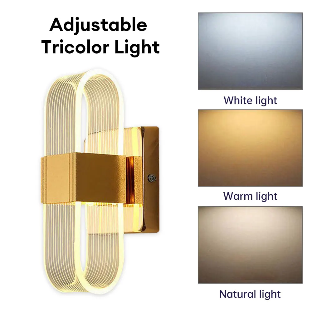 Led Wall Light Luxury Hotel Bedroom Bedlight Dimmable Acrylic Wall Light 12w Living Room Creative Wall Lamps Indoor Lighting(
Led Wall Light Luxury Hotel Bedroom Bedlight Dimmable Acrylic Wall Light 12w Living Room Creative Wall Lamps Indoor Lighting(