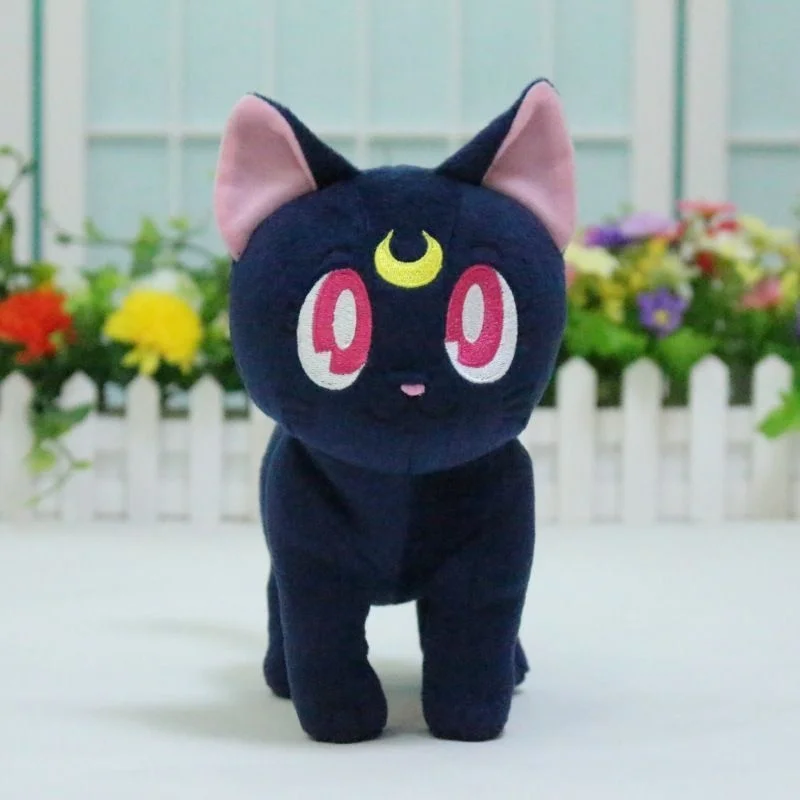 About 20Cm Sailor Moon Black Cat Luna Pink Eyes Soft Plush Stuffed Doll Sofa Cushion Sleep Companionship Toy Girl's Weekend Gift
About 20Cm Sailor Moon Black Cat Luna Pink Eyes Soft Plush Stuffed Doll Sofa Cushion Sleep Companionship Toy Girl's Weekend Gift
