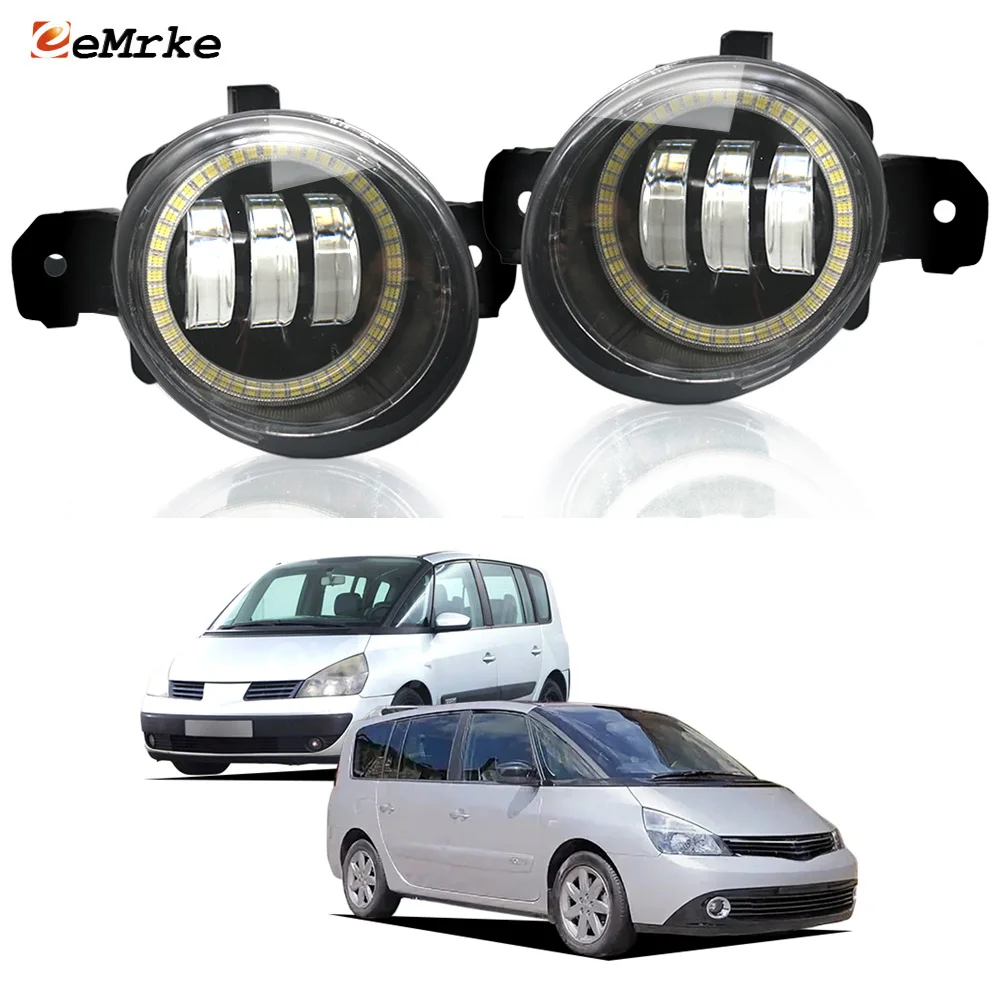 Pair LED Fog Lights External Spotlight For Renault Espace 4 Grand Espace J81 2002-2014 Angel Eye DRL Daytime Running Lamp
Pair LED Fog Lights External Spotlight For Renault Espace 4 Grand Espace J81 2002-2014 Angel Eye DRL Daytime Running Lamp
