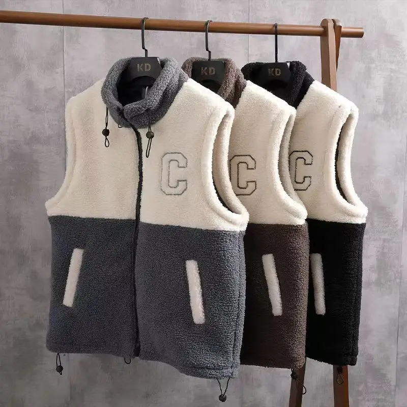 Lamb Fur Vest Men's Outerwear Patchwork Faionable Vest Winter Student Youth Warmth Outerwear Tank Top M Polyester Fiber
Lamb Fur Vest Men's Outerwear Patchwork Faionable Vest Winter Student Youth Warmth Outerwear Tank Top M Polyester Fiber