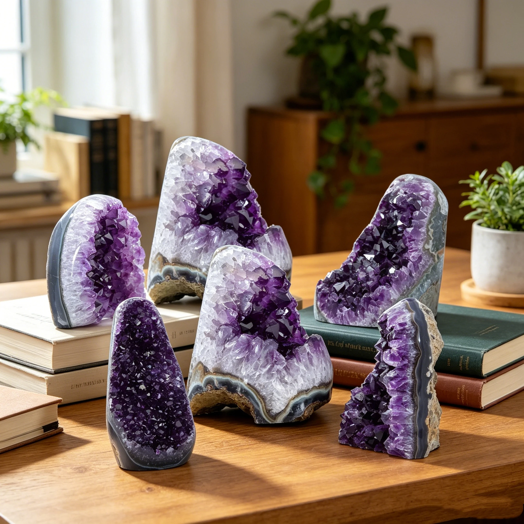 EXclass Large Rockless Full Natural Amethyst Crystal Energy Healing Stone Home Decoration Wholesale
EXclass Large Rockless Full Natural Amethyst Crystal Energy Healing Stone Home Decoration Wholesale