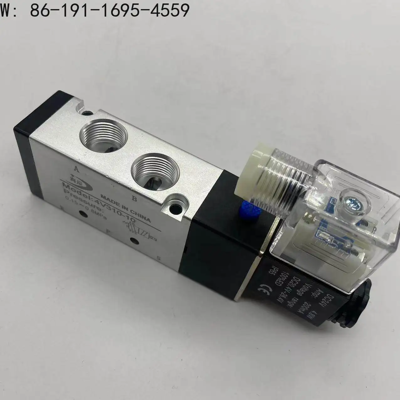 Pneumatic solenoid valve 4V310-10 solenoid control air two-position five-way cylinder directional 24V 220V
Pneumatic solenoid valve 4V310-10 solenoid control air two-position five-way cylinder directional 24V 220V