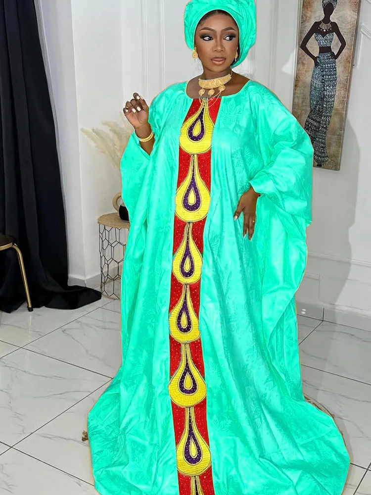 Платье Базен Абая с вышивкой — многоцветное длинное африканское платье для женщин, элегантная вечерняя одежда
Платье Базен Абая с вышивкой — многоцветное длинное африканское платье для женщин, элегантная вечерняя одежда