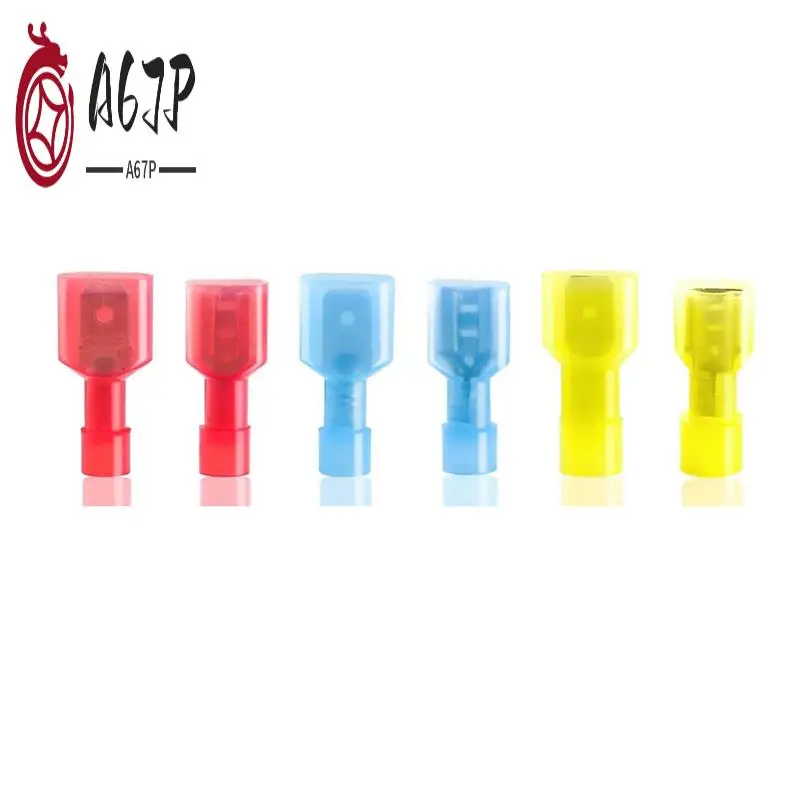 A67P-280PCS Spade Connector Kit, 22-10AWG Quick Disconnect Wire Connectors, Nylon Insulated Spade Terminal Connectors
A67P-280PCS Spade Connector Kit, 22-10AWG Quick Disconnect Wire Connectors, Nylon Insulated Spade Terminal Connectors