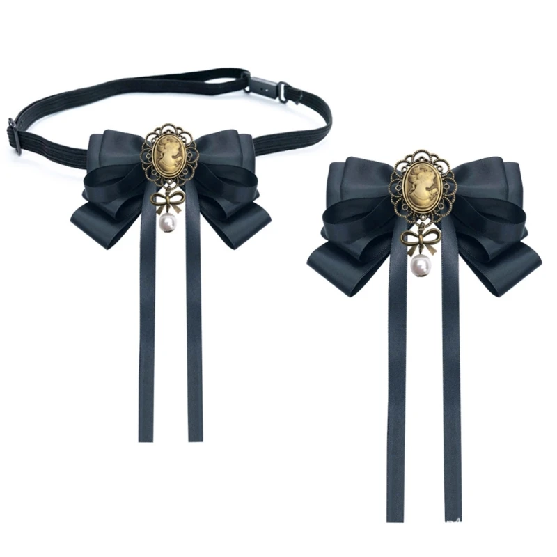 Women Stylish Bow Tie and Collar Pin Clip School Student Shirt Bowtie for Women Girls Casual Blouse Decorative Brooch Daily Wear
Women Stylish Bow Tie and Collar Pin Clip School Student Shirt Bowtie for Women Girls Casual Blouse Decorative Brooch Daily Wear