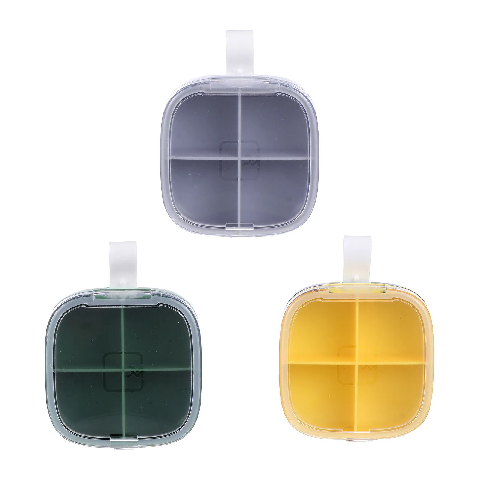 3Pcs Portable Pill Storage Organizer Sealing Case 4 Compartments for Travel Daily Use Moisture Dust Proof Organizer
3Pcs Portable Pill Storage Organizer Sealing Case 4 Compartments for Travel Daily Use Moisture Dust Proof Organizer