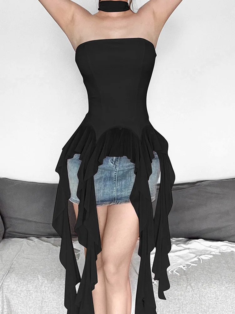 Summer Sexy Off-Shoulder Lace Women Crop Top 2025 Casual Strapless Halter Streetwear Fashion Club Party Lady Tank Top
Summer Sexy Off-Shoulder Lace Women Crop Top 2025 Casual Strapless Halter Streetwear Fashion Club Party Lady Tank Top