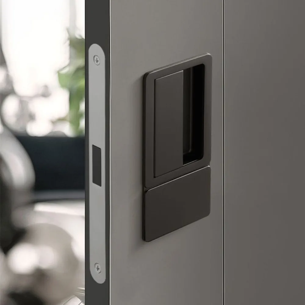 Handleless Design Magnetic Door Lock Single Tongue Silent Operation Flat Door Lock Black Finish Magnetic Mechanism
Handleless Design Magnetic Door Lock Single Tongue Silent Operation Flat Door Lock Black Finish Magnetic Mechanism