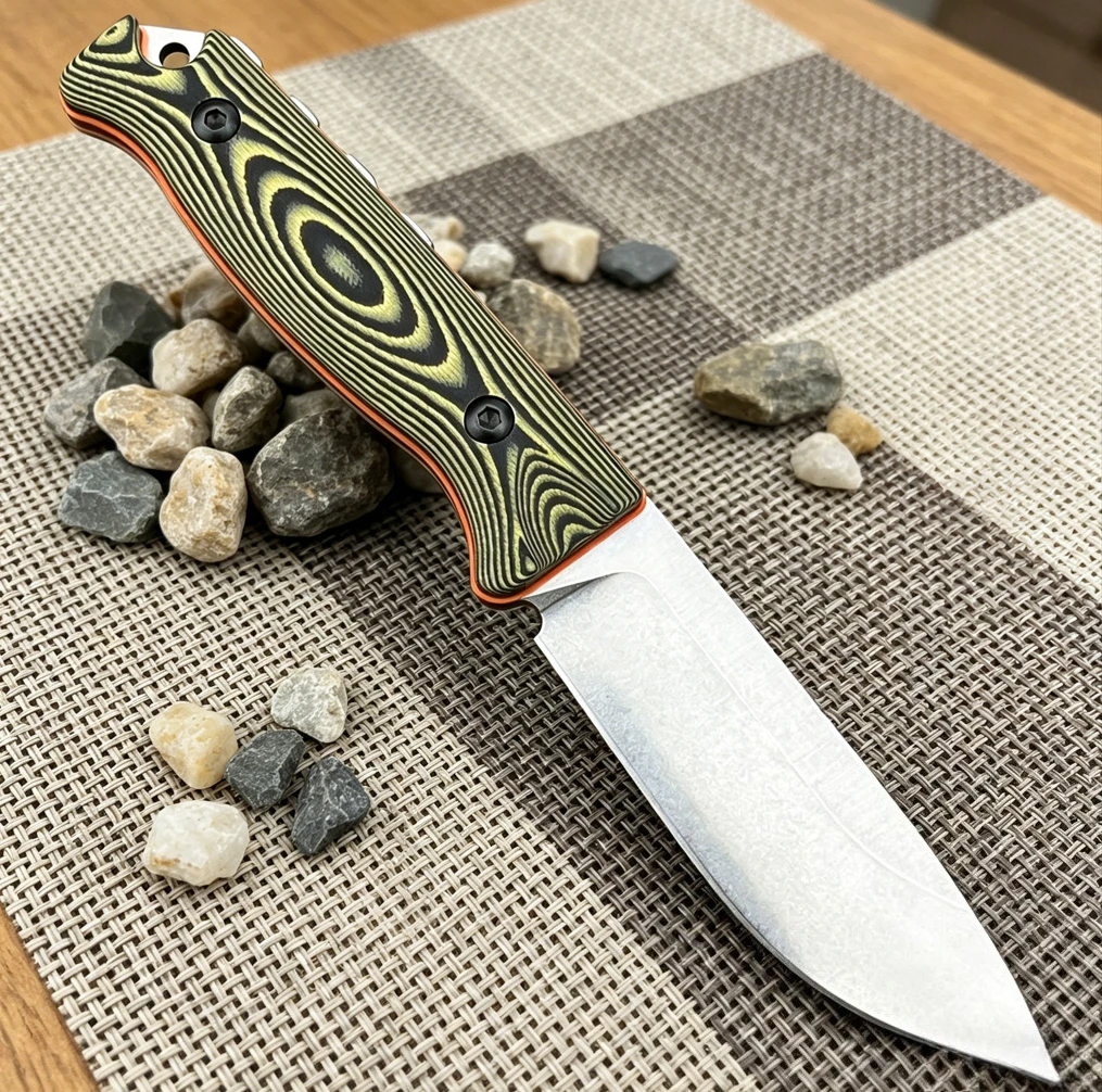 Portable BM 15002 Fixed Blade Knife 8Cr13MoV Steel Blade with G10 Ergonomic Non‑Slip Handle, Outdoor Camping Hiking EDC Gear
Portable BM 15002 Fixed Blade Knife 8Cr13MoV Steel Blade with G10 Ergonomic Non‑Slip Handle, Outdoor Camping Hiking EDC Gear