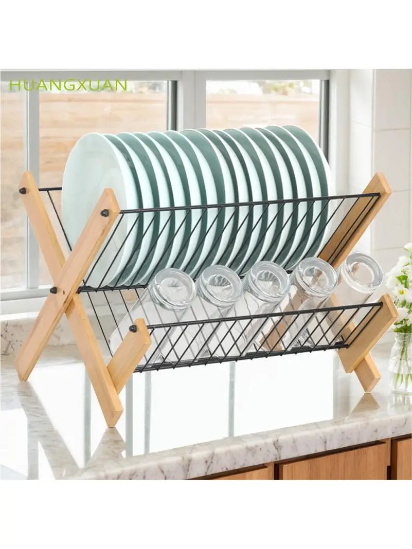 New Modern Bamboo Dish Rack Durable And Attractive Japanese Style Carbon Steel Home Use Storage Bowl Holder Kitchen Organizer
New Modern Bamboo Dish Rack Durable And Attractive Japanese Style Carbon Steel Home Use Storage Bowl Holder Kitchen Organizer
