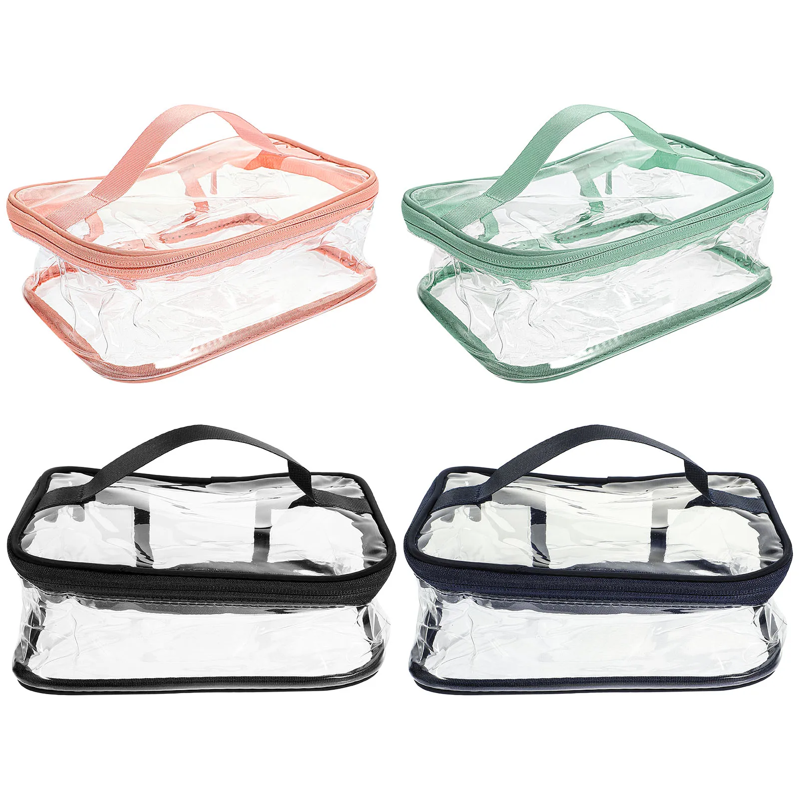 4pcs PVC Wash Bag Clear Makeup Bags Travel Case Toiletry Cosmetics Wallet Durable Storage Tourism Gym Camping Family Practical
4pcs PVC Wash Bag Clear Makeup Bags Travel Case Toiletry Cosmetics Wallet Durable Storage Tourism Gym Camping Family Practical