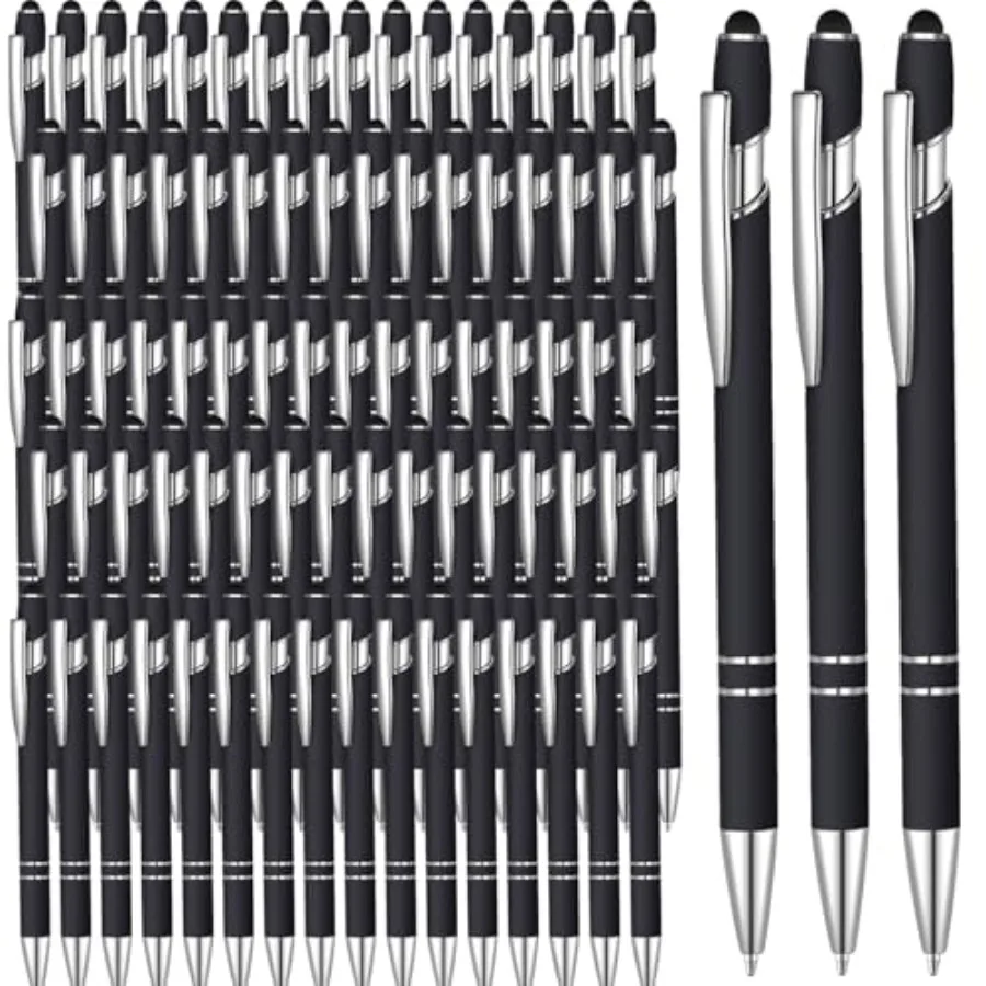 100 Pcs Ballpoint Pen with Stylus 2 in 1 Ballpoint Pen for Touch Screens 2 in 1 Thank You Pen Gift for Colleagues Coworker Offi
100 Pcs Ballpoint Pen with Stylus 2 in 1 Ballpoint Pen for Touch Screens 2 in 1 Thank You Pen Gift for Colleagues Coworker Offi