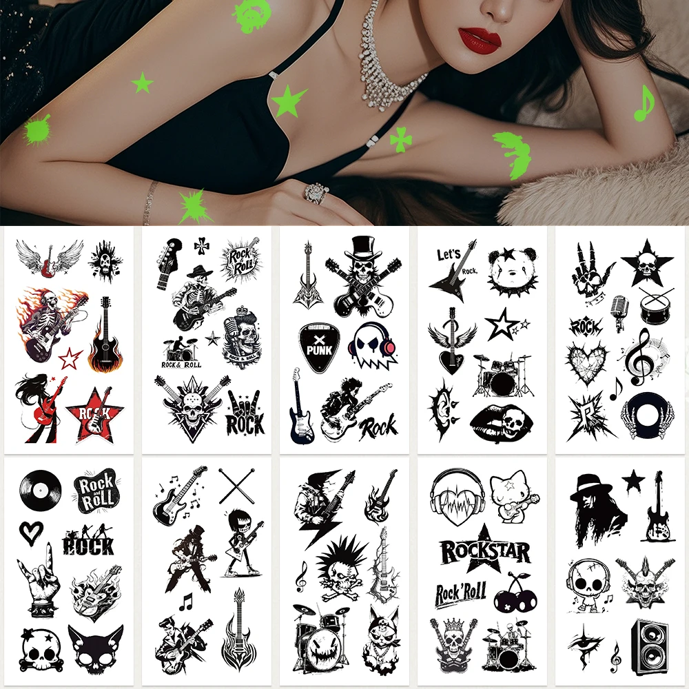 10 листов светящиеся рок-тату наклейки для рук, рук, тела, декоративные водонепроницаемые татуировки, детские товары для вечеринок, игрушки, подарки
10 листов светящиеся рок-тату наклейки для рук, рук, тела, декоративные водонепроницаемые татуировки, детские товары для вечеринок, игрушки, подарки