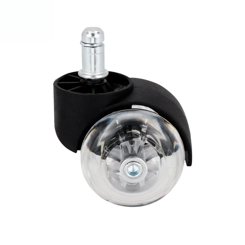 2 inch universal wheel transparent crystal wheel pu card spring wheel office chair caster suitable for silent sliding chair
2 inch universal wheel transparent crystal wheel pu card spring wheel office chair caster suitable for silent sliding chair