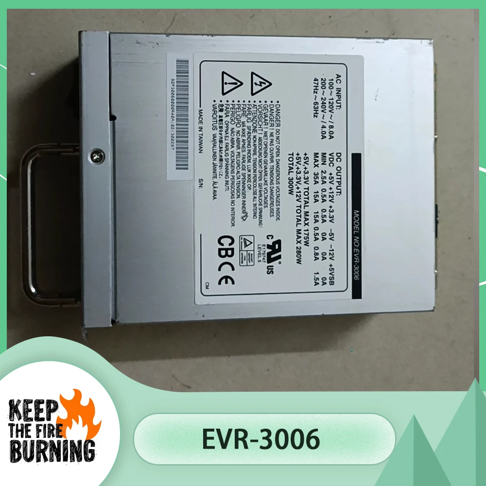 EVR-3006 Industrial equipment power supply 300W
EVR-3006 Industrial equipment power supply 300W