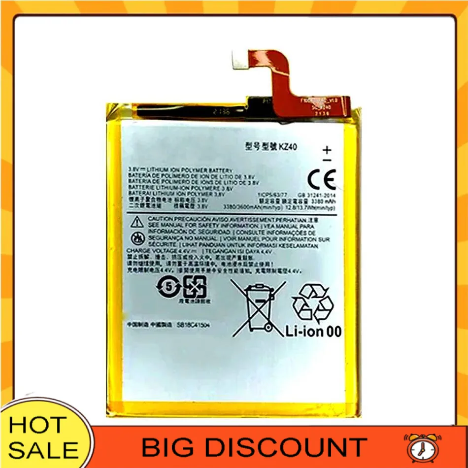 3600Mah For Motorola Moto Z4 XT1980-3 Mobile Phone Battery Long-Lasting KZ40 Environmentally Friendly
3600Mah For Motorola Moto Z4 XT1980-3 Mobile Phone Battery Long-Lasting KZ40 Environmentally Friendly