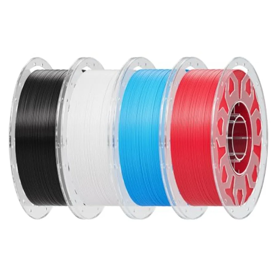 Filament 1.75mm Bundle 4 kg, 3D Printer Filament Multicolor, Enhanced Toughness No Warp, for Most FDM 3D Printers, 4 Pack-1 kg
Filament 1.75mm Bundle 4 kg, 3D Printer Filament Multicolor, Enhanced Toughness No Warp, for Most FDM 3D Printers, 4 Pack-1 kg