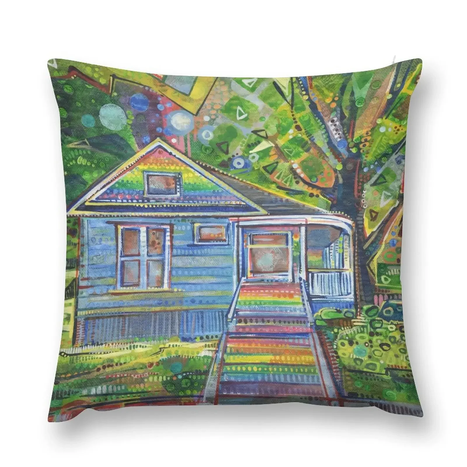 Rainbow House Painting - 2015 Throw Pillow Sofa Pillow Cover Cushions For Children Christmas Cushion For Home pillow
Rainbow House Painting - 2015 Throw Pillow Sofa Pillow Cover Cushions For Children Christmas Cushion For Home pillow