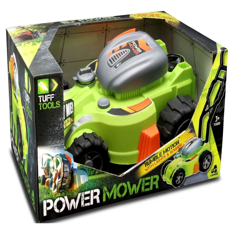 Tuff Tools: Power Mower - Lights and Sound Toy, Mega Yard Tool, Realistic Action Yard Work Toy, Battery Powered, Ages 3+
Tuff Tools: Power Mower - Lights and Sound Toy, Mega Yard Tool, Realistic Action Yard Work Toy, Battery Powered, Ages 3+