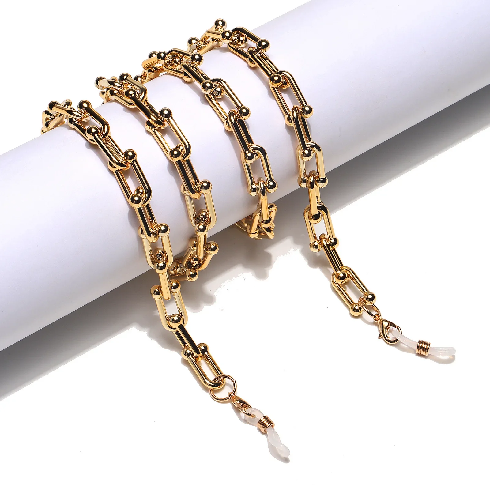 2021 Simple Gold Color Eyeglass Chain Fashion Women Casual mask chain holder lanyard neck strap
2021 Simple Gold Color Eyeglass Chain Fashion Women Casual mask chain holder lanyard neck strap
