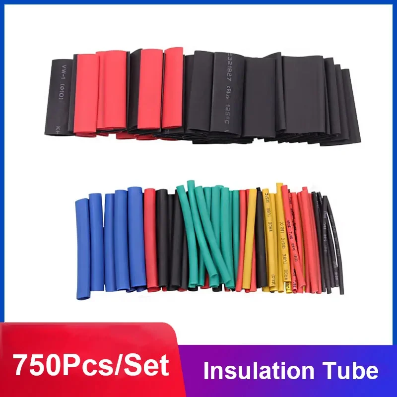 750Pcs/Set Polyolefin Heat Shrink Tubing Tube Cable Sleeves Multicolor Wrap Wire Thermoresistant Tube Sleeve kit Assorted Sleeve
750Pcs/Set Polyolefin Heat Shrink Tubing Tube Cable Sleeves Multicolor Wrap Wire Thermoresistant Tube Sleeve kit Assorted Sleeve