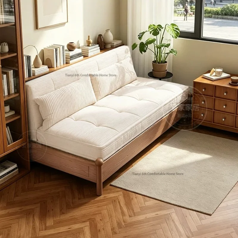 Nordic Creative Solid Wood Sofa Bed Modern Simple Foldable Extendable Dual Use Sofa Bed Living Room Furniture Muebles Salon FYSB
Nordic Creative Solid Wood Sofa Bed Modern Simple Foldable Extendable Dual Use Sofa Bed Living Room Furniture Muebles Salon FYSB