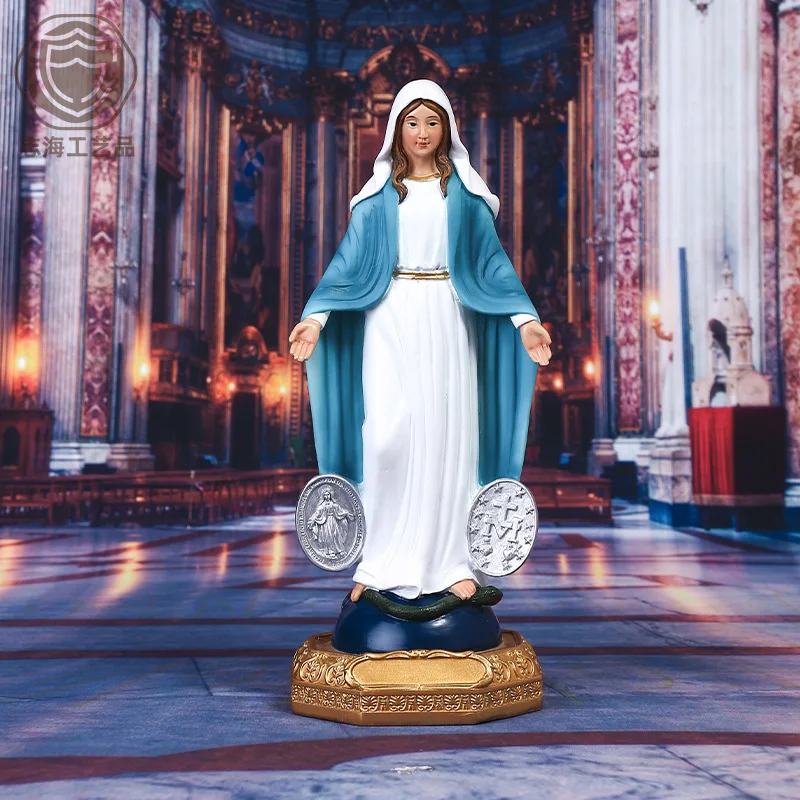 Tourist Souvenir Resin Silver Stalker Virgin Statue Religious Ornaments Interior Decoration Craft Gift
Tourist Souvenir Resin Silver Stalker Virgin Statue Religious Ornaments Interior Decoration Craft Gift