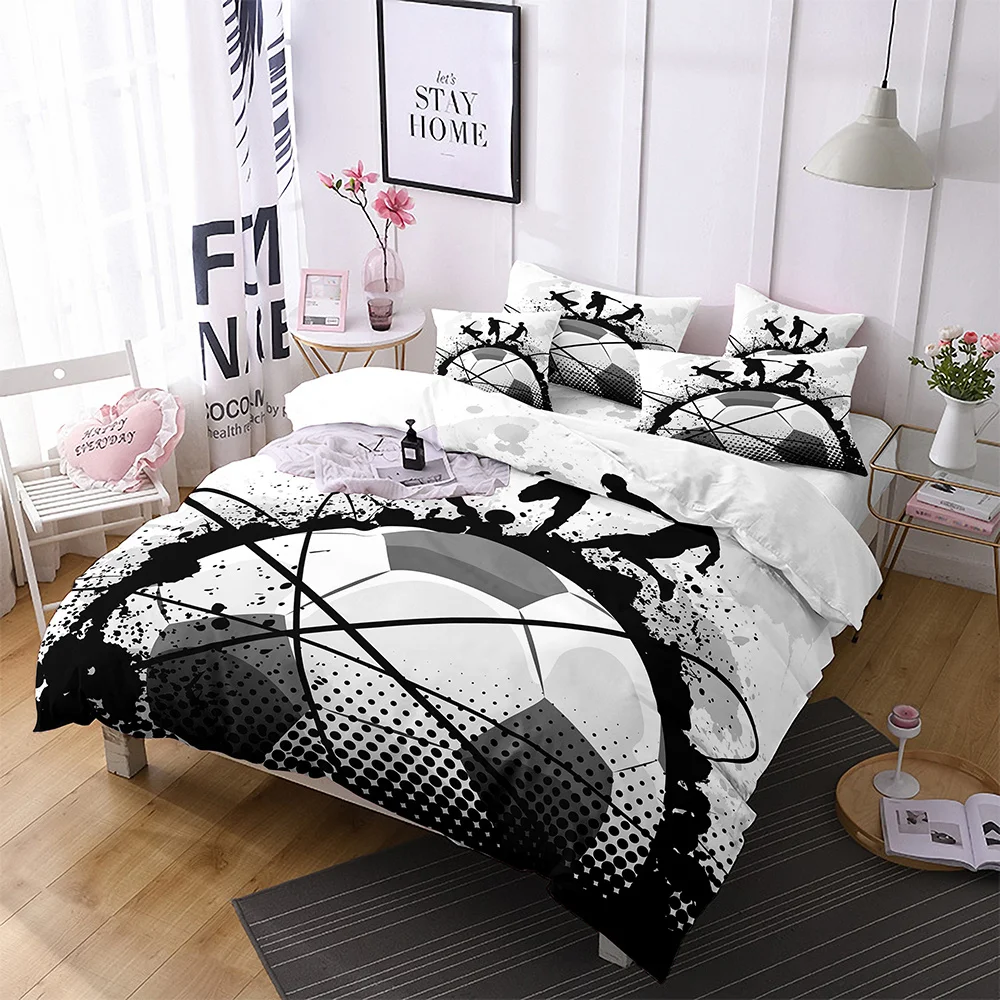 Football Comforter Cover Queen Size American Soccer Bedding Set Sports Games Duvet Cover Set For Boys Girls Teen For Living Room
Football Comforter Cover Queen Size American Soccer Bedding Set Sports Games Duvet Cover Set For Boys Girls Teen For Living Room
