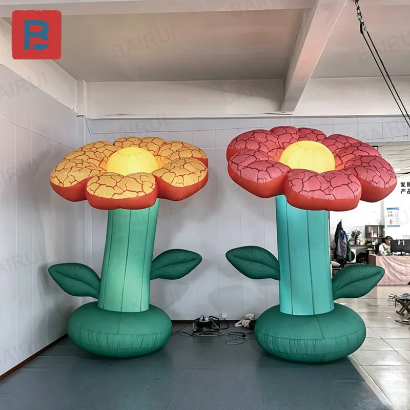 Inflatable flowers, cute and glowing inflatable flower props, suitable for theme parties and stage decorations
Inflatable flowers, cute and glowing inflatable flower props, suitable for theme parties and stage decorations