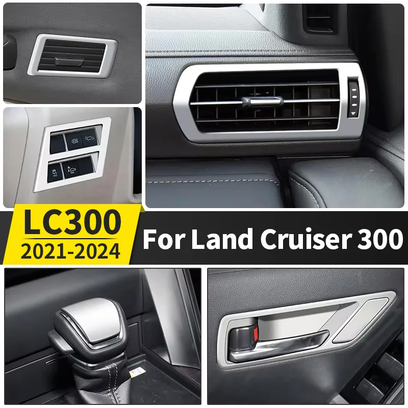 For Toyota 2021 2022 2025 Land Cruiser 300 LC300 Interior Protective Cover Trim Silver Anti-Scratch Decorative Auto Accessories
For Toyota 2021 2022 2025 Land Cruiser 300 LC300 Interior Protective Cover Trim Silver Anti-Scratch Decorative Auto Accessories
