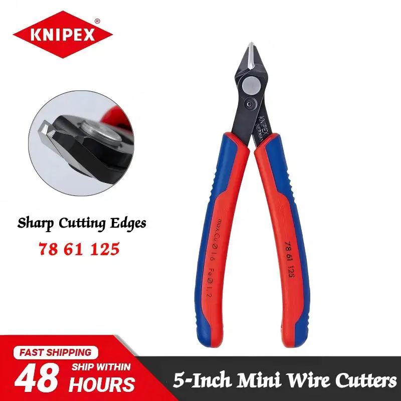 KNIPEX 78 61 125 5-дюймовые мини-резаки для проволоки — немецкие ручные инструменты сброса/открывающейся пружиной и ограничителем для резки электроники
KNIPEX 78 61 125 5-дюймовые мини-резаки для проволоки — немецкие ручные инструменты сброса/открывающейся пружиной и ограничителем для резки электроники