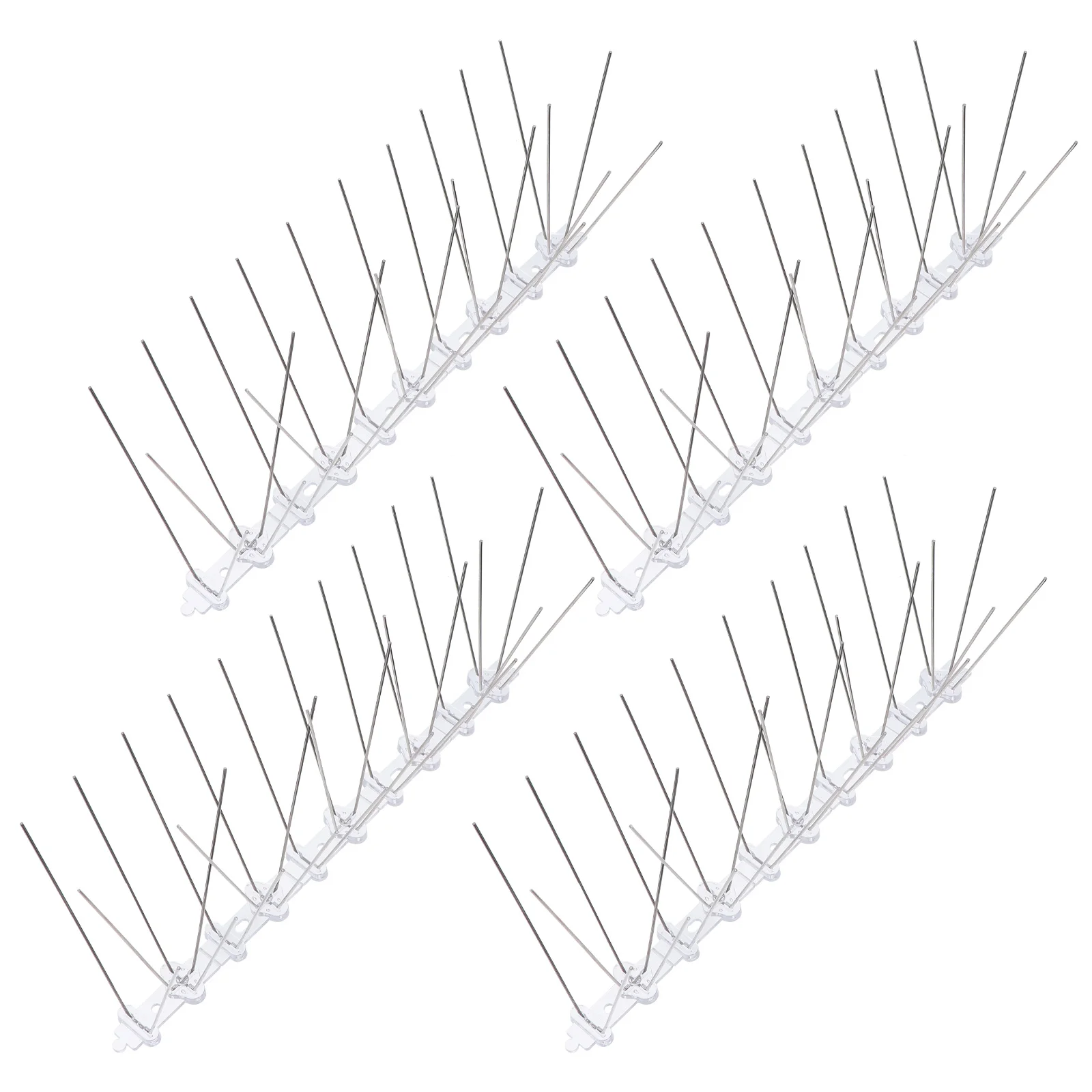 4 шт., шипы для отпугивания птиц из нержавеющей стали, шипы против голубей для уличных крыш, дымохода, беседки, забора, барьеры, репеллент
4 шт., шипы для отпугивания птиц из нержавеющей стали, шипы против голубей для уличных крыш, дымохода, беседки, забора, барьеры, репеллент