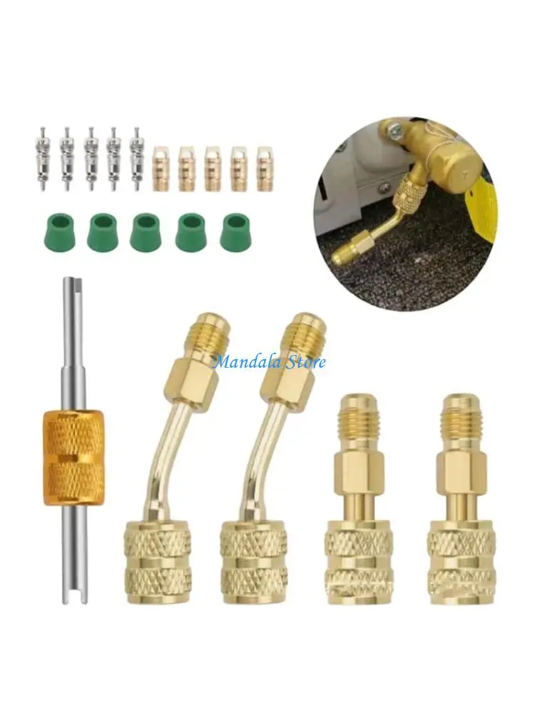 U2JC Professional R410A Adapter for Air Conditioner Hose 5/16inch SAE Female to 1/4inch SAE Male Accessories
U2JC Professional R410A Adapter for Air Conditioner Hose 5/16inch SAE Female to 1/4inch SAE Male Accessories