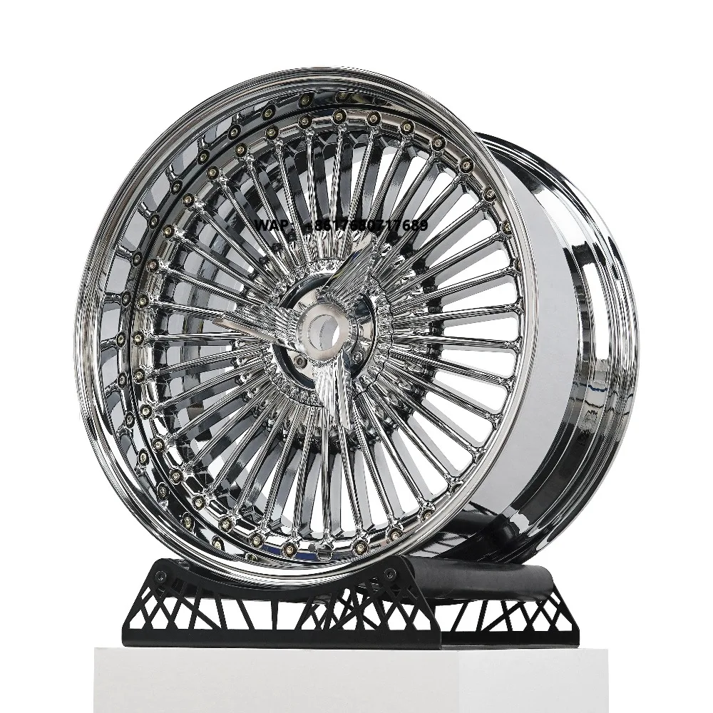 LUXURY 2 Piece Forged Full Chrome Billet Car Wheel Wire 19 20 21 22 23 24 26 Inch Rim for S Class
LUXURY 2 Piece Forged Full Chrome Billet Car Wheel Wire 19 20 21 22 23 24 26 Inch Rim for S Class