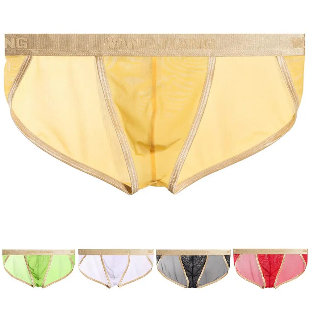Men Sexy Low Waist Breathable Underpants Quick Dry Underwear For Hot Man Comfort Lingerie Mesh Thin Briefs Summer Men's Panties 
Men Sexy Low Waist Breathable Underpants Quick Dry Underwear For Hot Man Comfort Lingerie Mesh Thin Briefs Summer Men's Panties