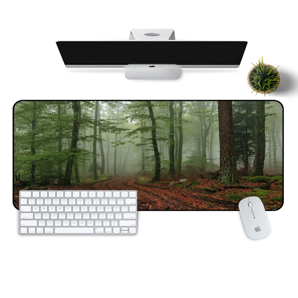 Foggy Forest Large Mousepad Gamer XL Gaming Rubber Locking Edge Notebook Carpet 90x40cm Desk Mat Gaming Mouse Pad Extended Pad
Foggy Forest Large Mousepad Gamer XL Gaming Rubber Locking Edge Notebook Carpet 90x40cm Desk Mat Gaming Mouse Pad Extended Pad