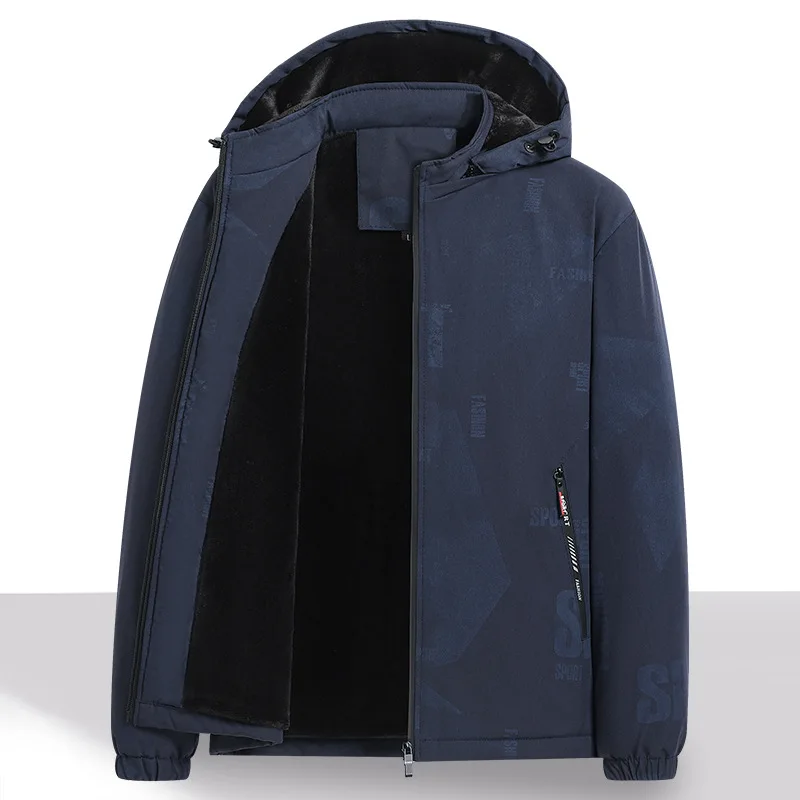 Spring And Autumn New Men's Jacket Fleece Casual Jacket Removable Hat Men's Tooling Loose Men's Top 
Spring And Autumn New Men's Jacket Fleece Casual Jacket Removable Hat Men's Tooling Loose Men's Top